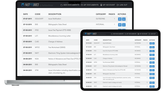 Screenshot on desktop and tablet